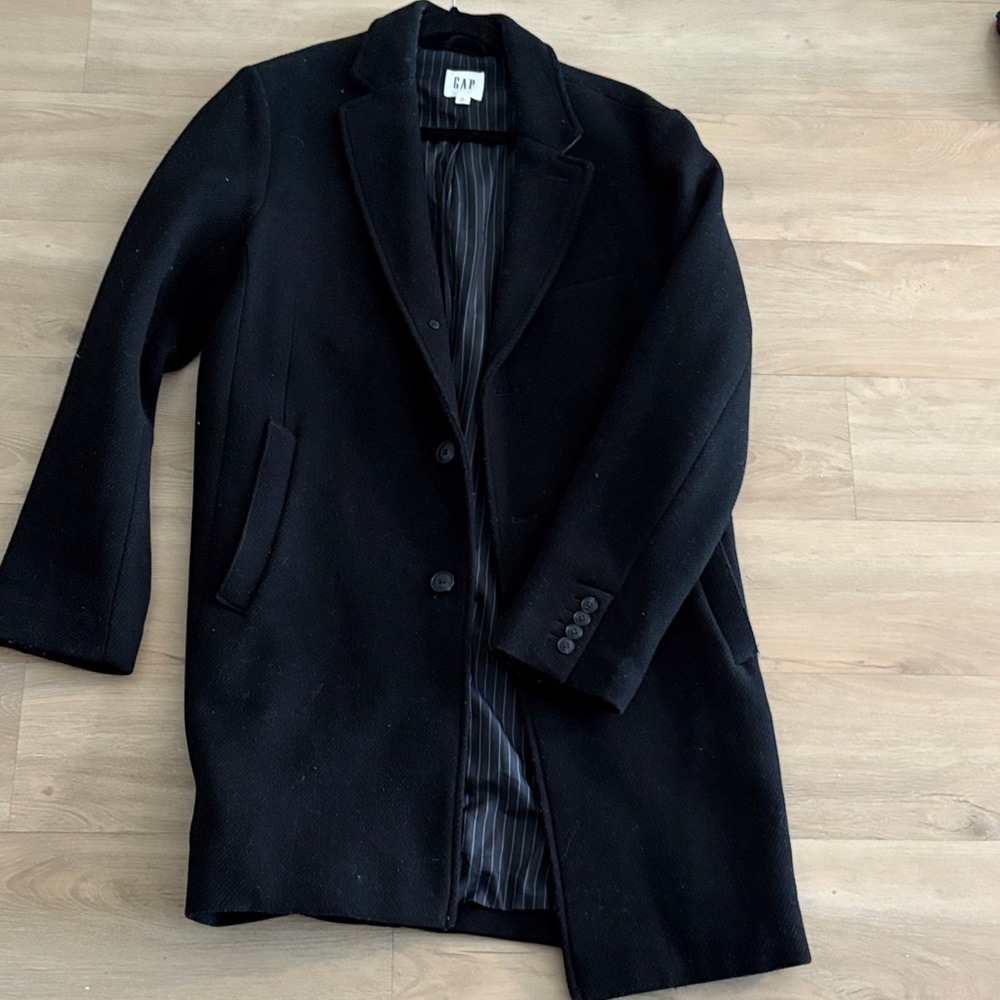 Men’s GAP Classic Black Overcoat